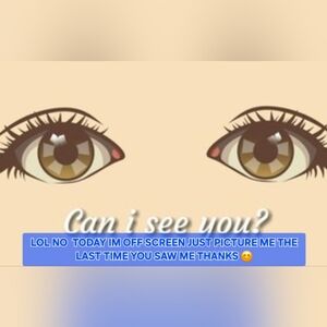 IM NOT ON SCREEN TODAY